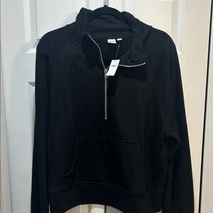 Gap Black Half-Zip Sweatshirt